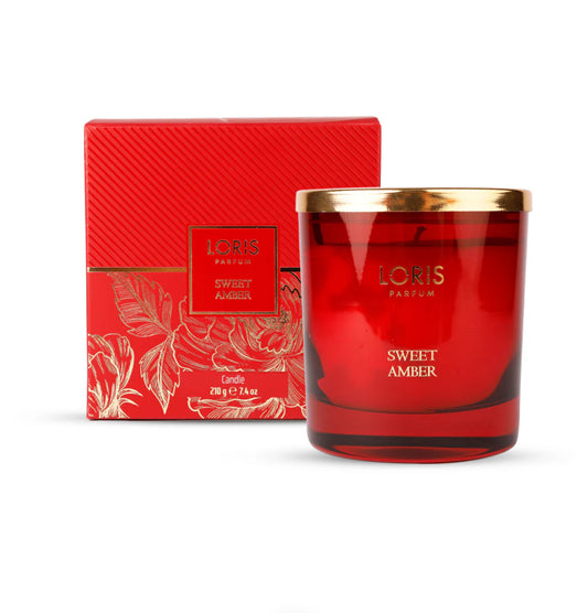 Bougie Parfumé 210 gr - Sweet Amber